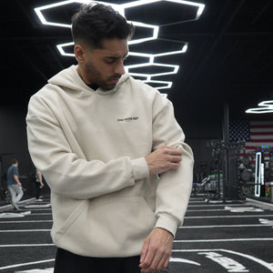 
                  
                    Load image into Gallery viewer, ONE MORE REP HOODIE IN CREAM
                  
                