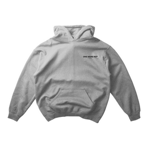 
                  
                    Load image into Gallery viewer, ONE MORE REP HOODIE IN HEATHER GRAY
                  
                