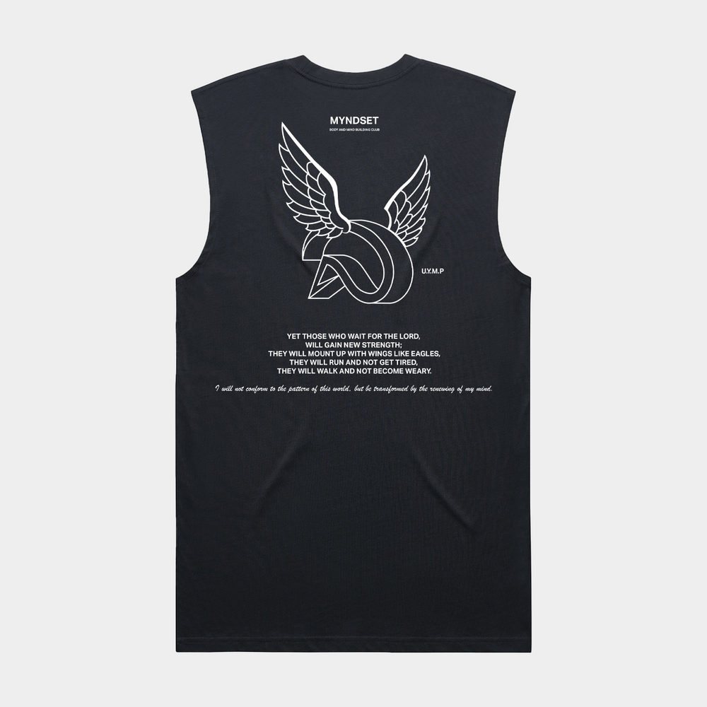 MYNDSET GIVES YOU WINGS MUSCLE TEE (3 COLORS)