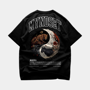 
                  
                    Load image into Gallery viewer, YINYANG HEAVEN &amp;amp; EARTH OVERSIZE T-SHIRT IN BLACK
                  
                